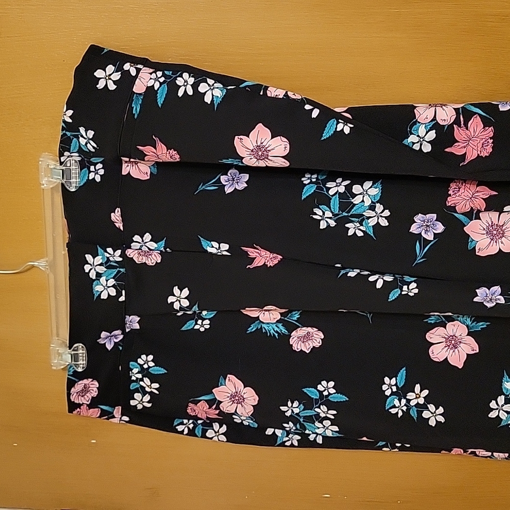 Lane Bryant Wide Leg Floral Slacks